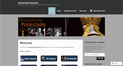 Desktop Screenshot of answeringprotestants.com